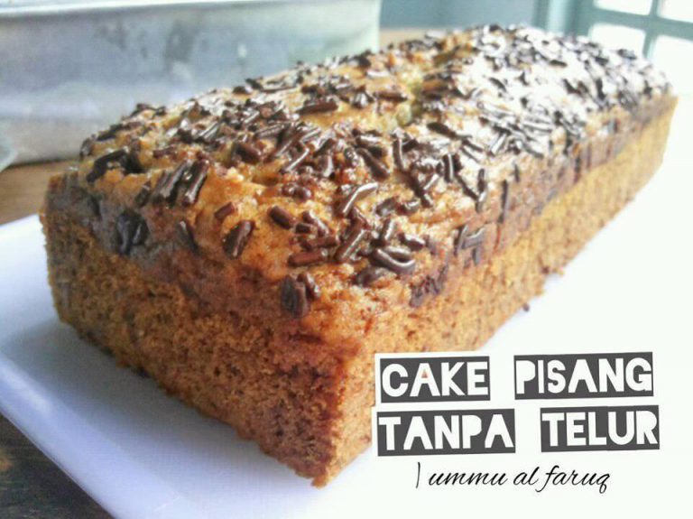 Cake Pisang Tanpa Telur by Ummu Al Faruq