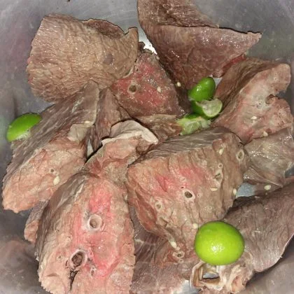 Paru Pedas by Rury Kusuma Dewi - olahan idul adha, olahan paru, olahan sapi, resep hari kurban