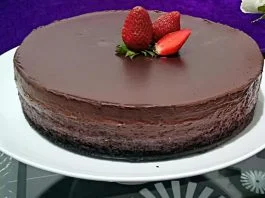 Brownies Ny Liem chocho mousse dan choco melted by Nurain Alatas