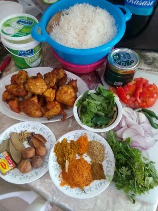 bahan Chicken Briyani by Teh Neng Karawang