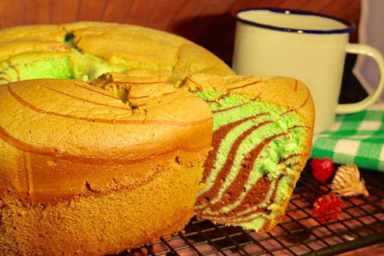 Chiffon Cake Pandan Chocolate anti kempes by Timmy Hayes