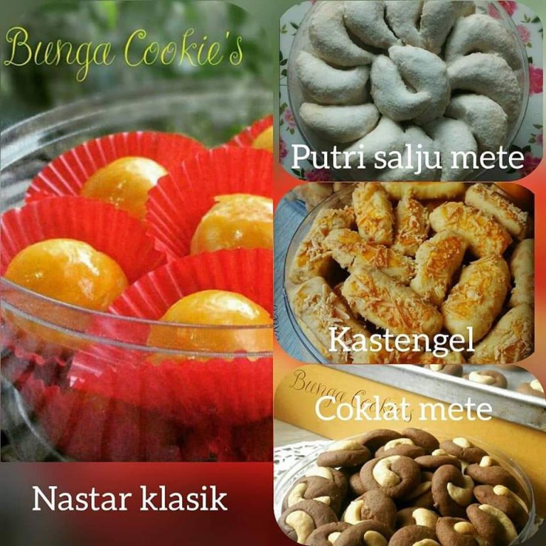 Adonan dasar kue kering untuk 4 jenis kue kering by Bunga Safari