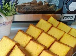 CAKE KUNING TELUR aka cake Jadul by Vita Lim