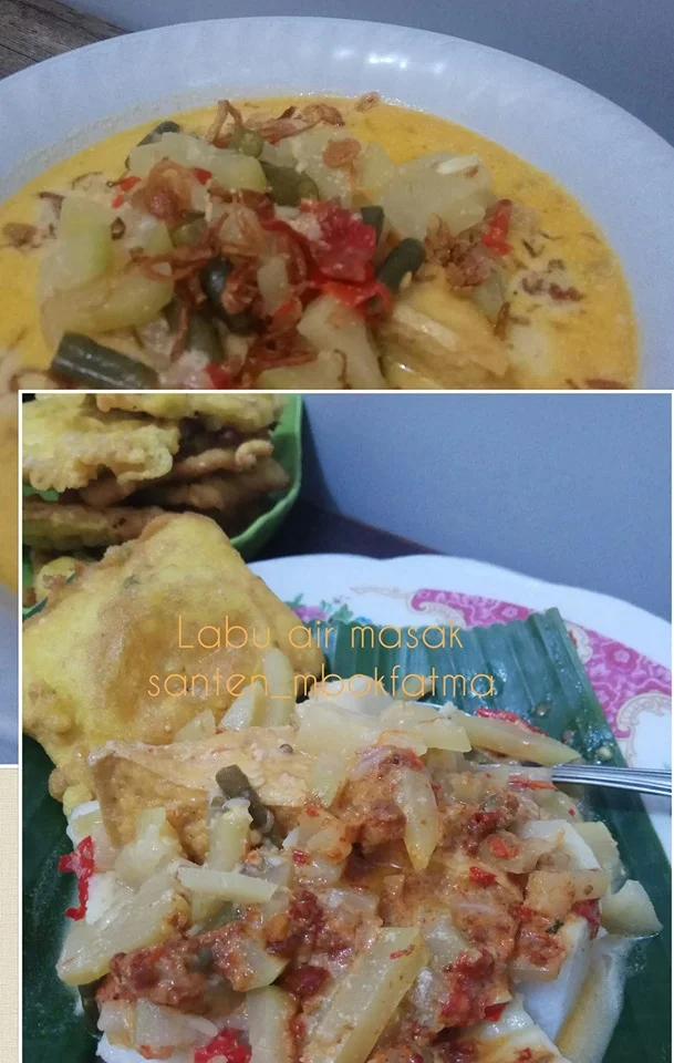 LABU AIR MASAK SANTAN by Yuni Fatmawati LABU AIR MASAK SANTAN by Yuni Fatmawati