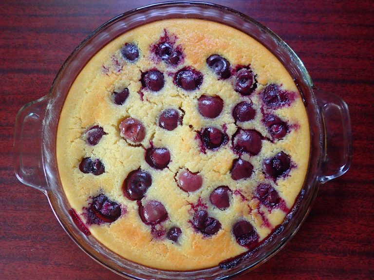 Sourdough Cherry Clafoutis by Arti Jorgenson