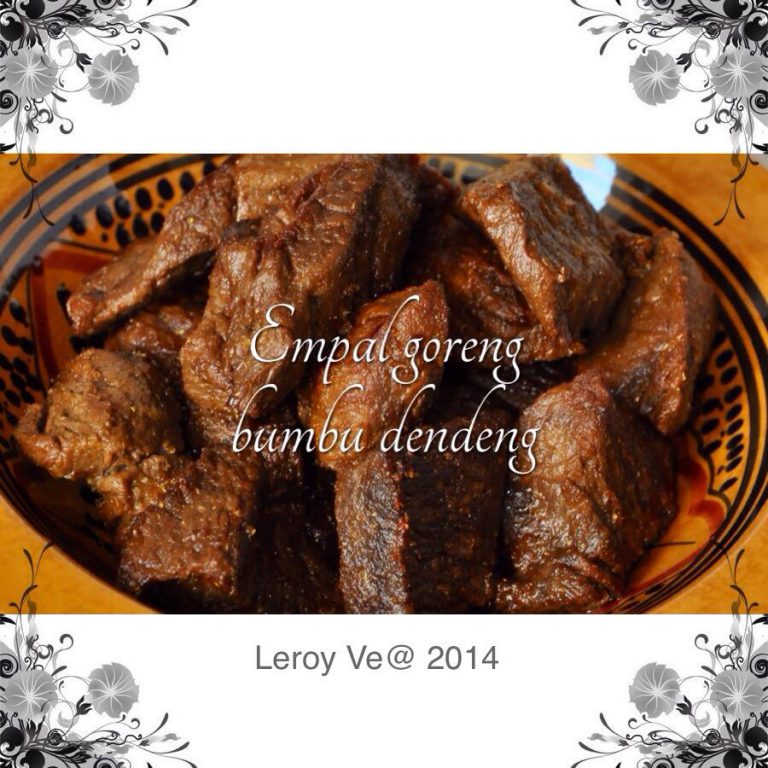 Empal goreng bumbu dendeng by Vetrarini Leroy