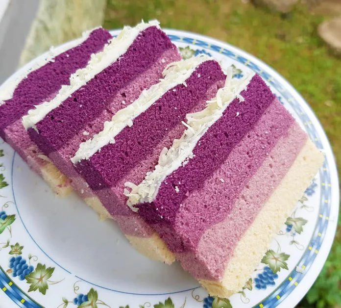 Bolu Lapis Taro Ombre by Santi Dwiyanti 2