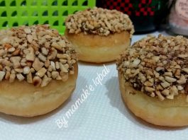 Donuts toping coklat kacang Tanpa mixer by Umi Iqbal