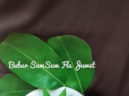 bubur Sumsum dengan fla juwet atau duwet