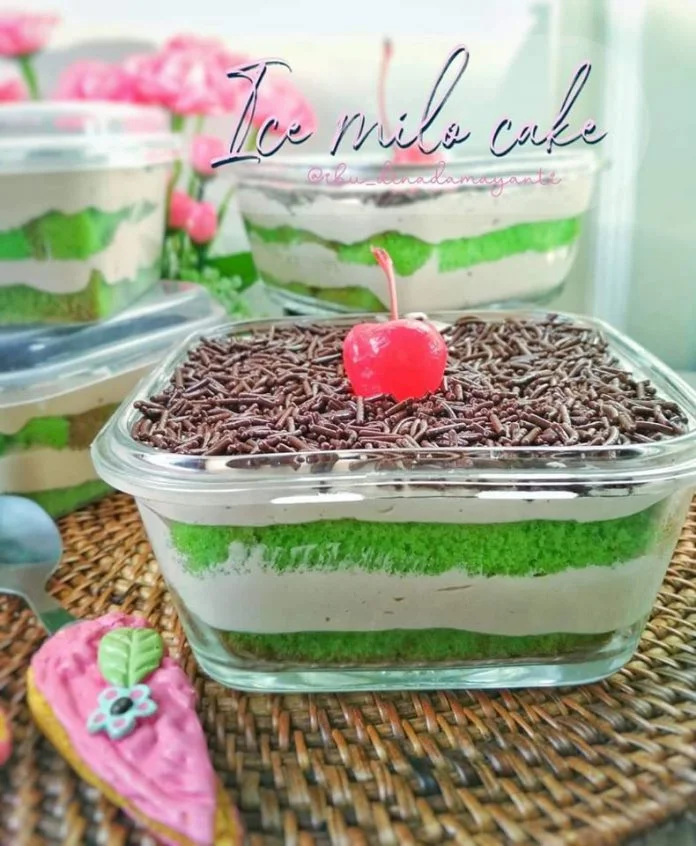 Ice Milo Cake by Dina Damayanti