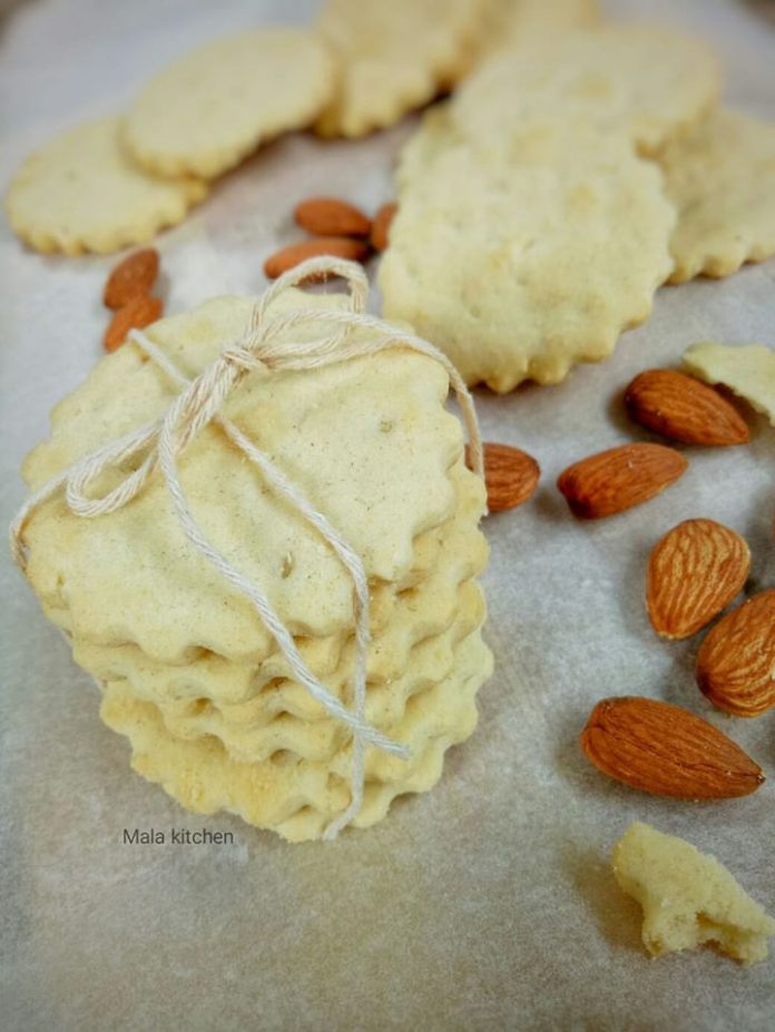 ALMONDS BUTTER COOKIES by Mala Muhammad Anwar