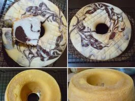 Cake Marmer Putih Telur by Nita Andriani