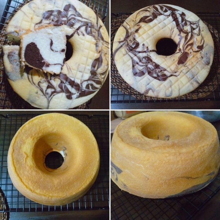 Cake Marmer Putih Telur by Nita Andriani