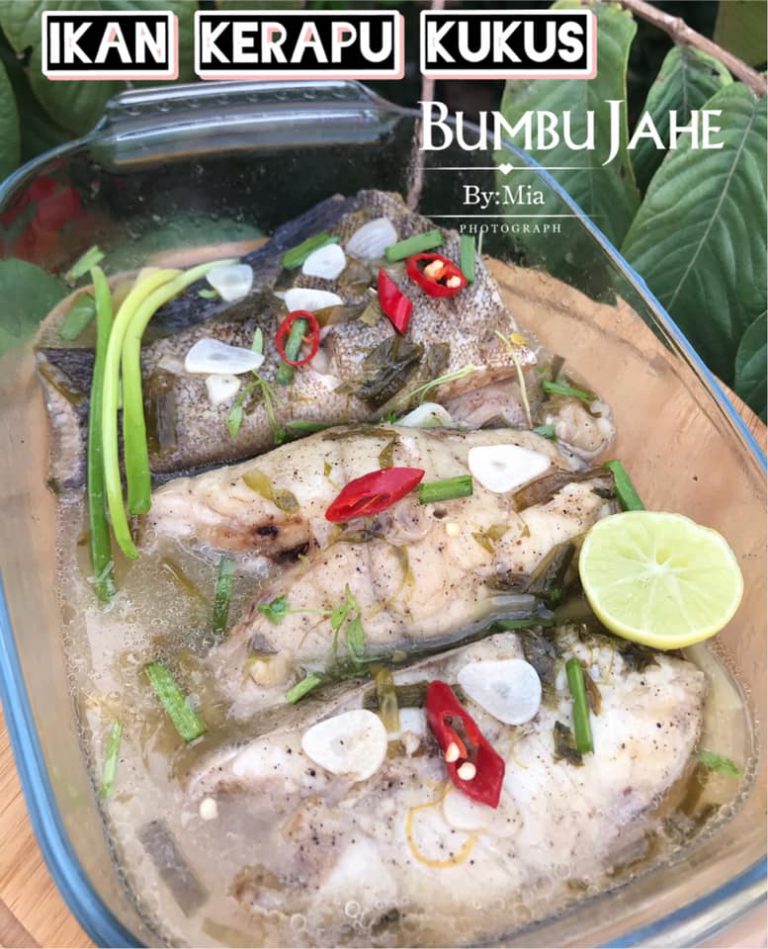Ikan Kerapu Kukus Bumbu Jahe by Mia Sakur