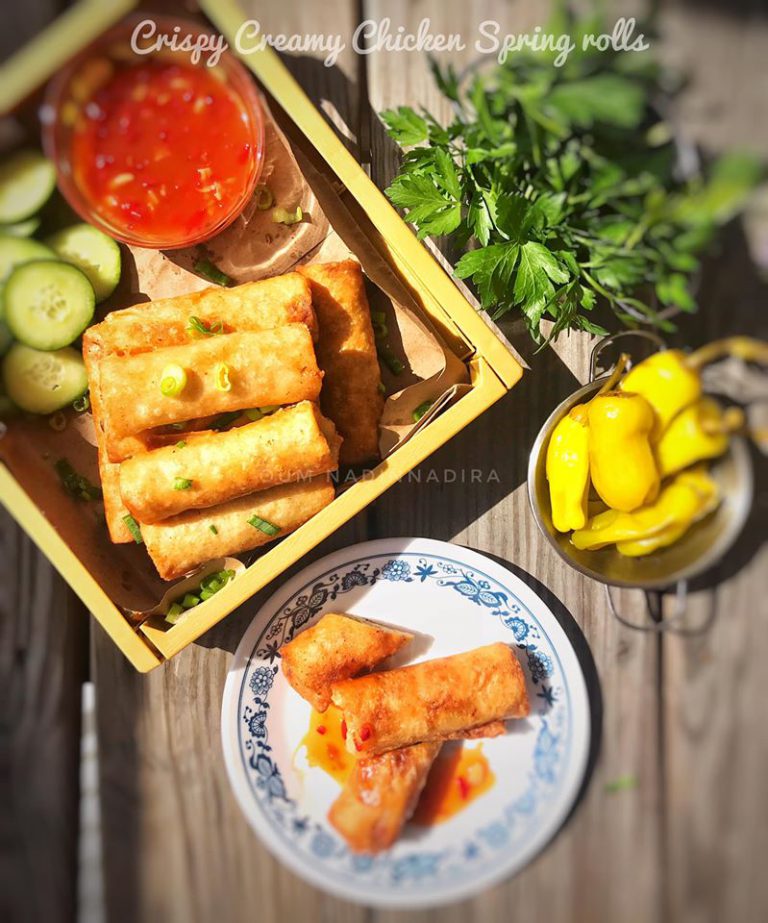 Lumpia ayam renyah di luar dan lumer di dalam by Monica Mohamed Salah