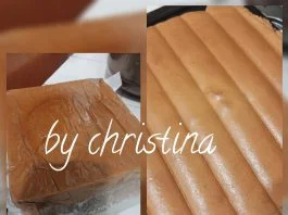 Ogura coklat cake by Christina