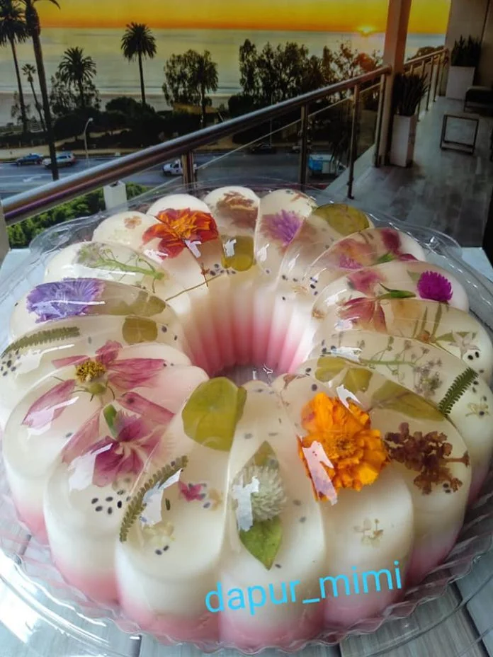 PUDING BUNGA EDIBLE by Irmayanti Effendy