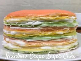 RAINBOW CREPE LAYER CAKE by Dicky Ardiansyah