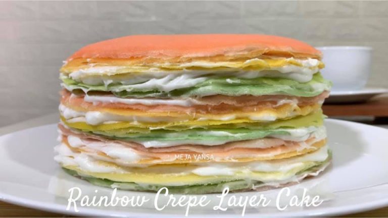 RAINBOW CREPE LAYER CAKE by Dicky Ardiansyah