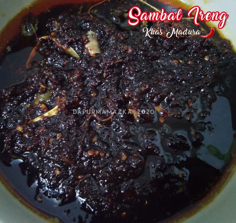 SAMBAL IRENG / SAMBAL HITAM KHAS MADURA by Heni Fuji Astuti