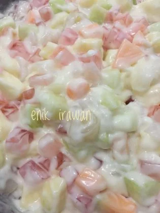 Salad Buah dan jelly by Enik Irawan