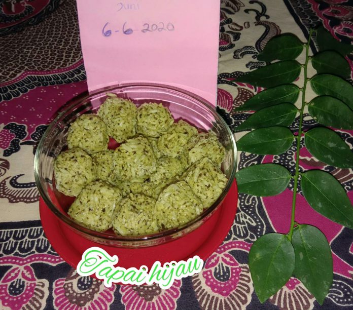 Tapai hijau Beras Ketan by Fitri Rahma Sari RA