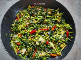 Oseng Bunga Pepaya by Diyah Nafisa