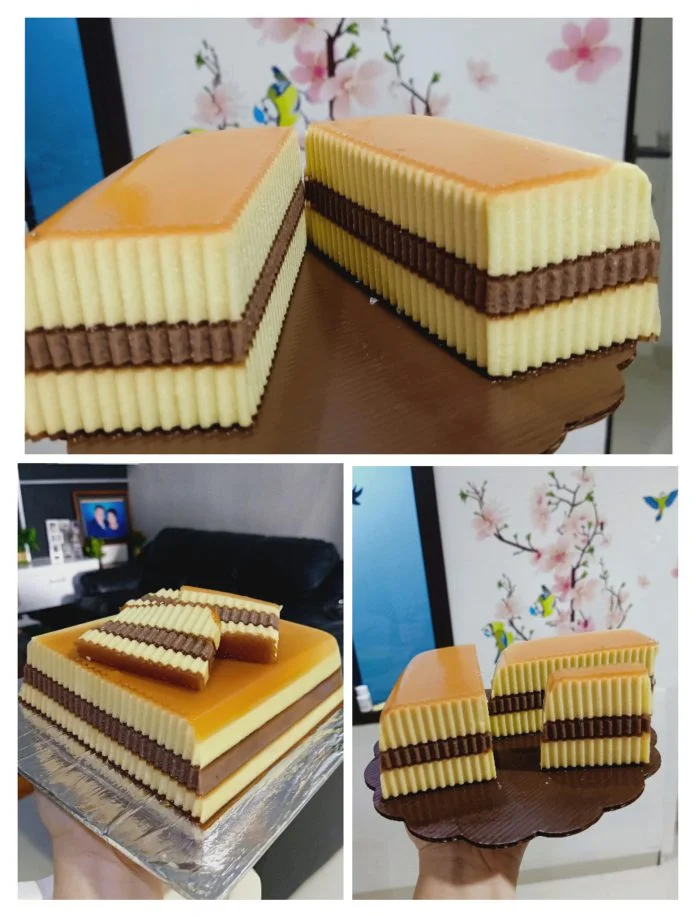 Puding Jagung Coklat ala Lapis Surabaya by Aina Suti