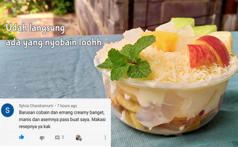 SAUS SALAD HOMEMADE MELELEH DIMULUT by Musthika Dwitiya Ika Faza