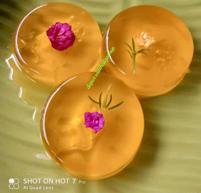 puding bunga krokot by Wati Hafid puding bunga krokot by Wati Hafid