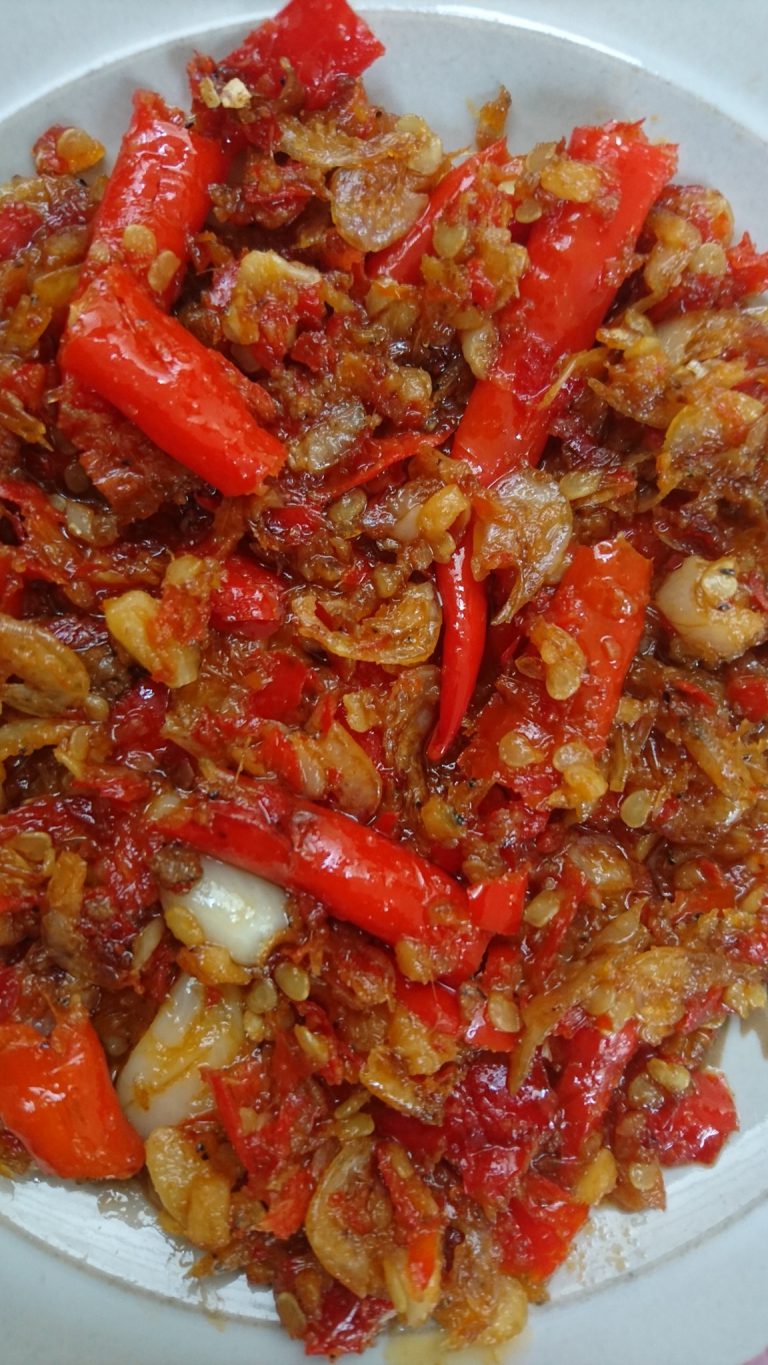 Sambel trasi udang rebon by Nanda Sukesi