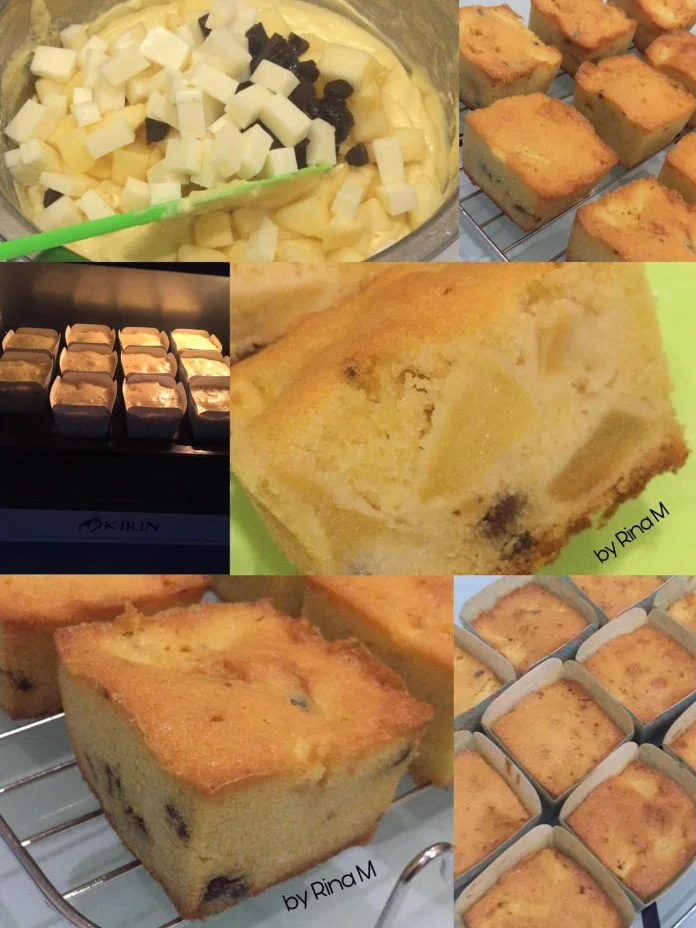 Apple Cheese Cake(Cake Apel Keju) by Rina M Apple Cheese Cake(Cake Apel Keju) by Rina M