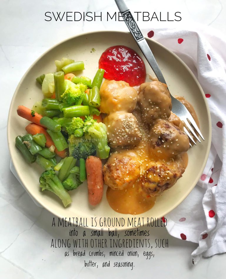 BOLA-BOLA DAGING ALA IK*A (SWEDISH MEATBALLS) by Monica Tunjungsari Omar