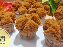 BOLU KUKUS MEKAR GULA MERAH TANPA MIXER by Sitti Nuraini