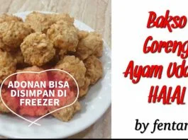RESEP BAKSO GORENG AYAM UDANG by Fentania Mak