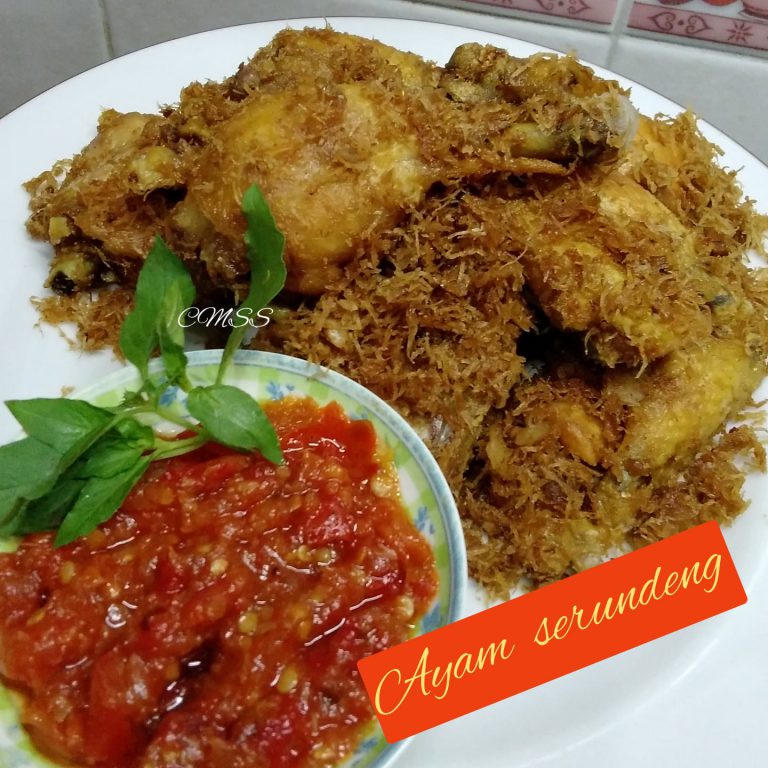 resep AYAM  SERUNDENG by Catharina Maria Sri Sumarti