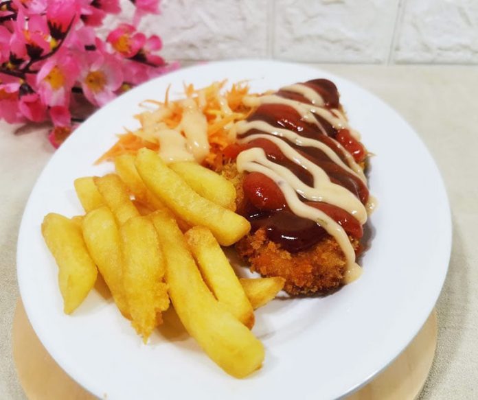 resep Chicken Katsu saus Barbeque by Melinda