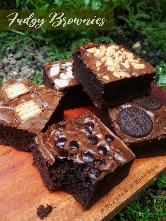 resep FUDGY BROWNIES by Dianish's Kitchen
