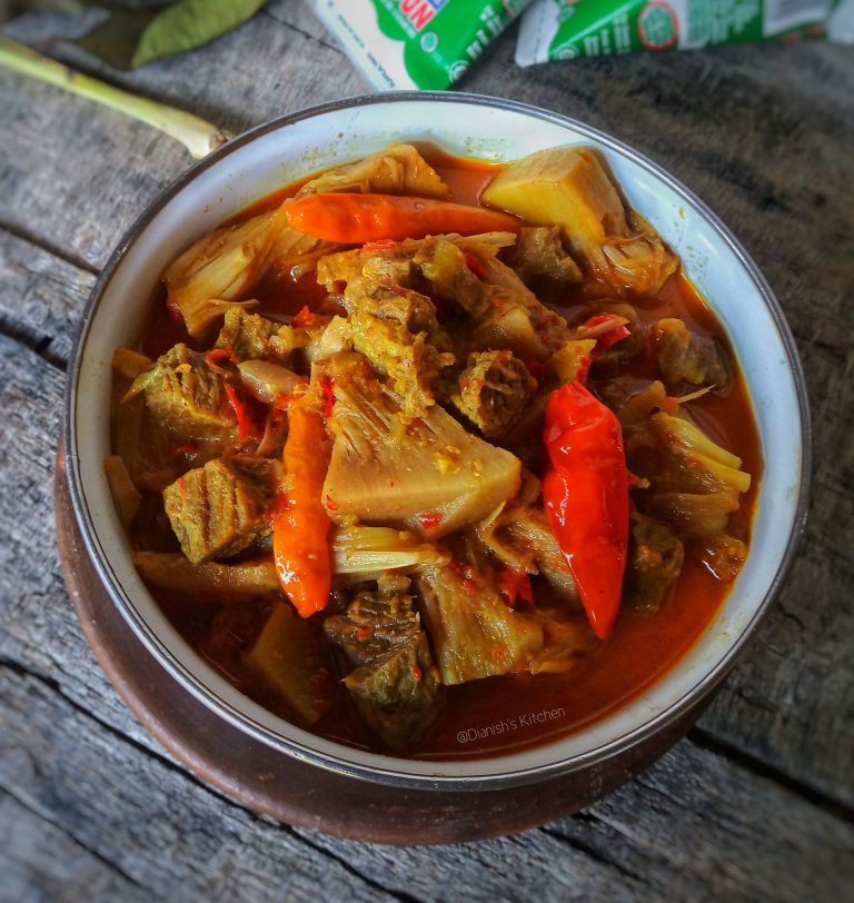 resep GULAI NANGKA MUDA & DAGING SAPI by Dianish’s Kitchen