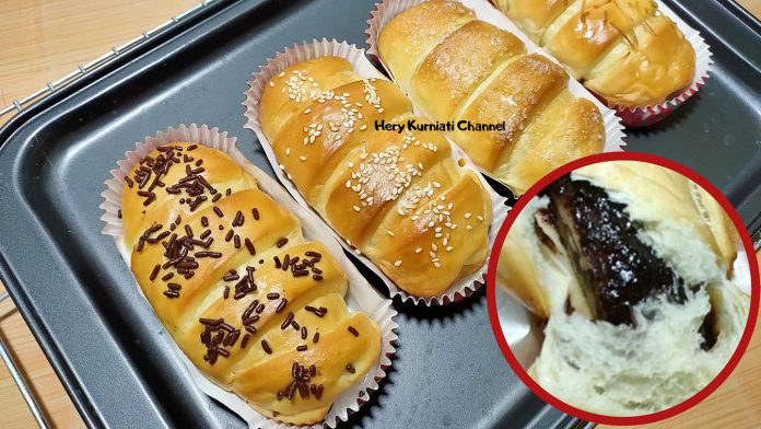resep roti pisang coklat by Hery Kurniati resep roti pisang coklat by Hery Kurniati