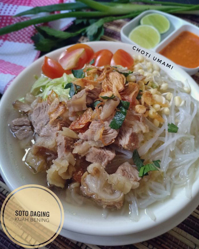 resep soto Kuah bening by Choti Umami