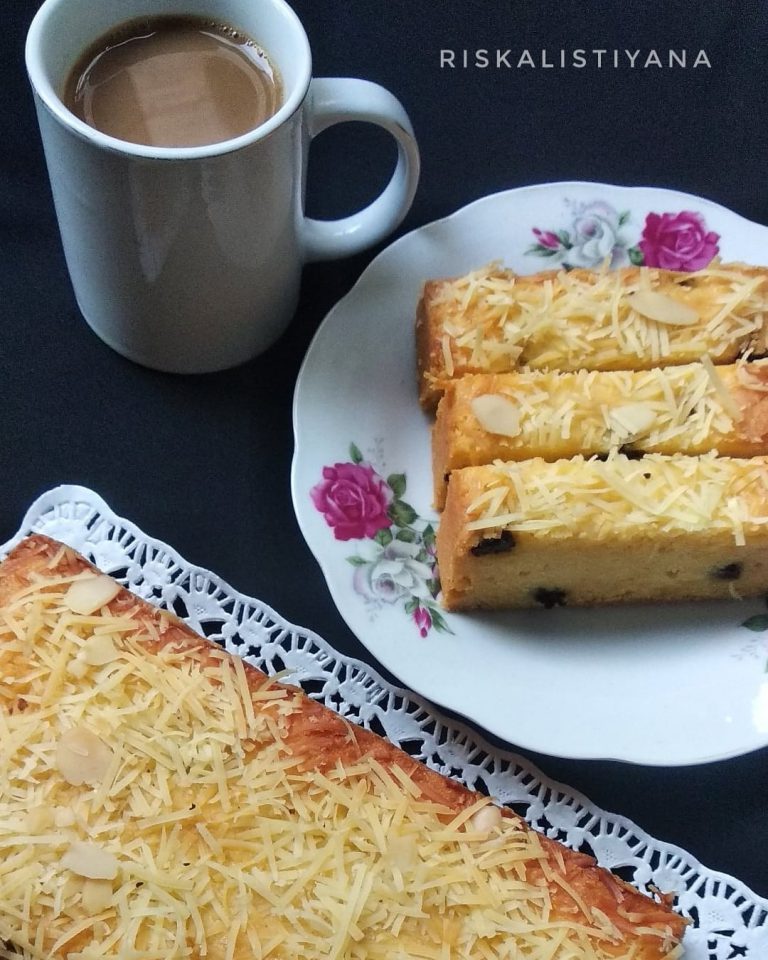 Bolu Tape Keju (versi butter cake) by Riska Listiyana
