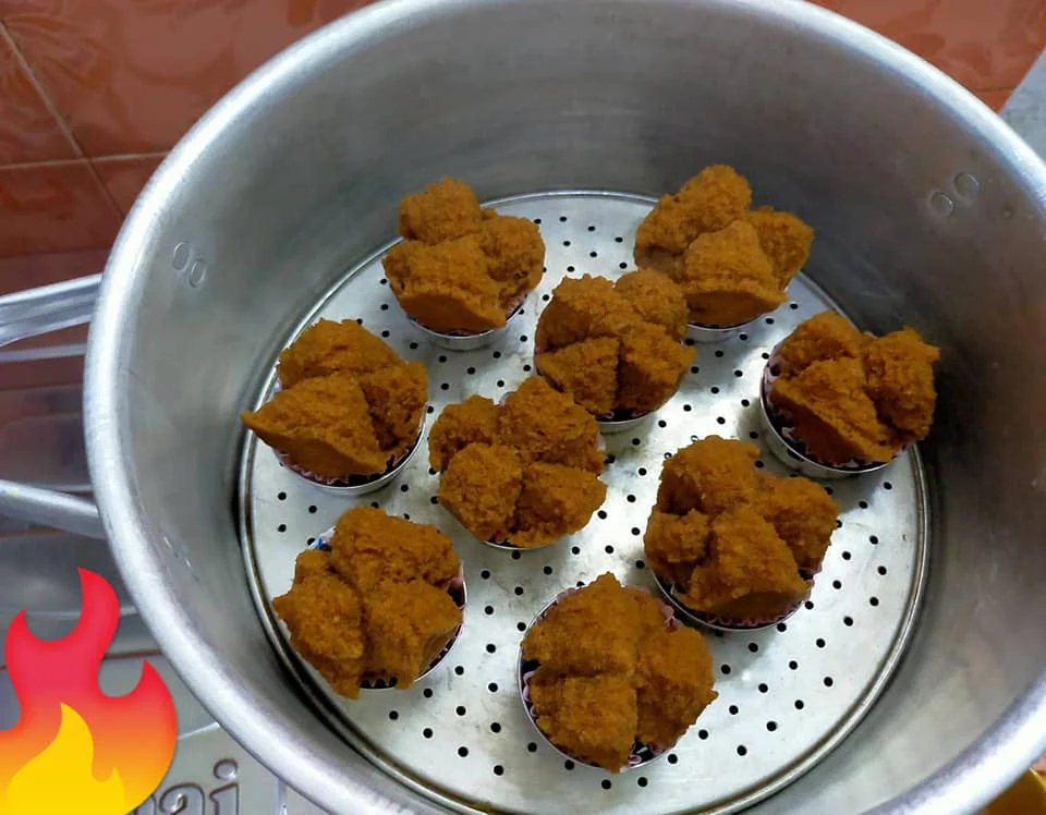 Bolu kukus mekar Gula merah by Anggun Sitinjak 1