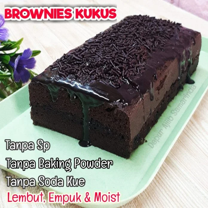 Brownies Kukus Tanpa Pengembang by Erna Kemall Brownies Kukus Tanpa Pengembang by Erna Kemall