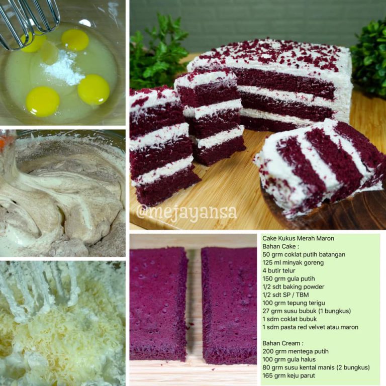 Super-super lembut, Cake Kukus Merah Marun by Dicky Ardiansyah