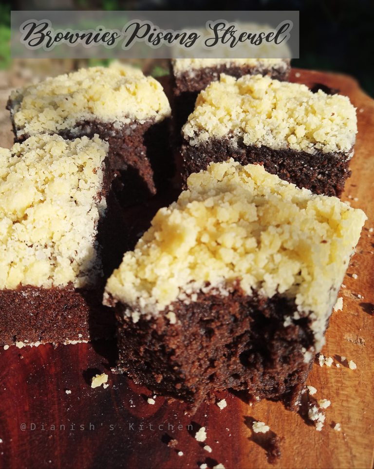 resep BROWNIES PISANG STREUSEL by Dianish’s Kitchen