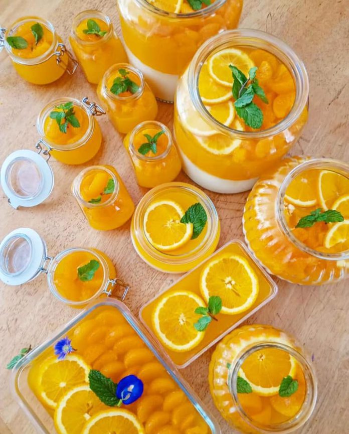 resep andalan puding jeruk by Wita Lawin