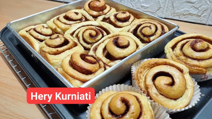 resep roti cinnamon roll by Hery Kurniati