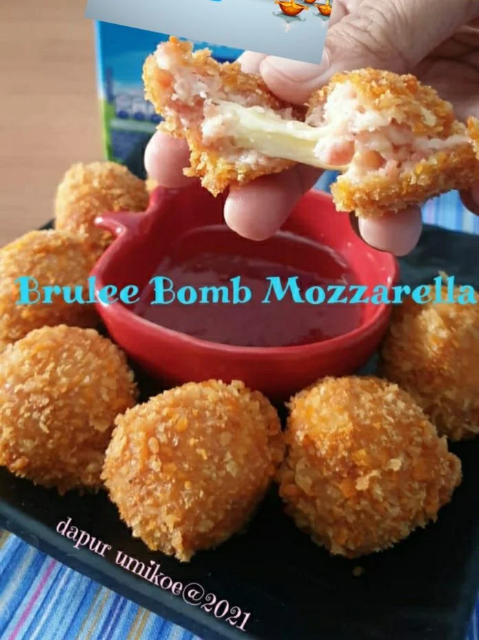 BRULEE BOMB MOZZARELLA by Puspa Rianasari BRULEE BOMB MOZZARELLA by Puspa Rianasari