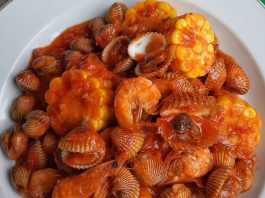 KERANG DARA & UDANG SAUS PADANG by Dianish's Kitchen